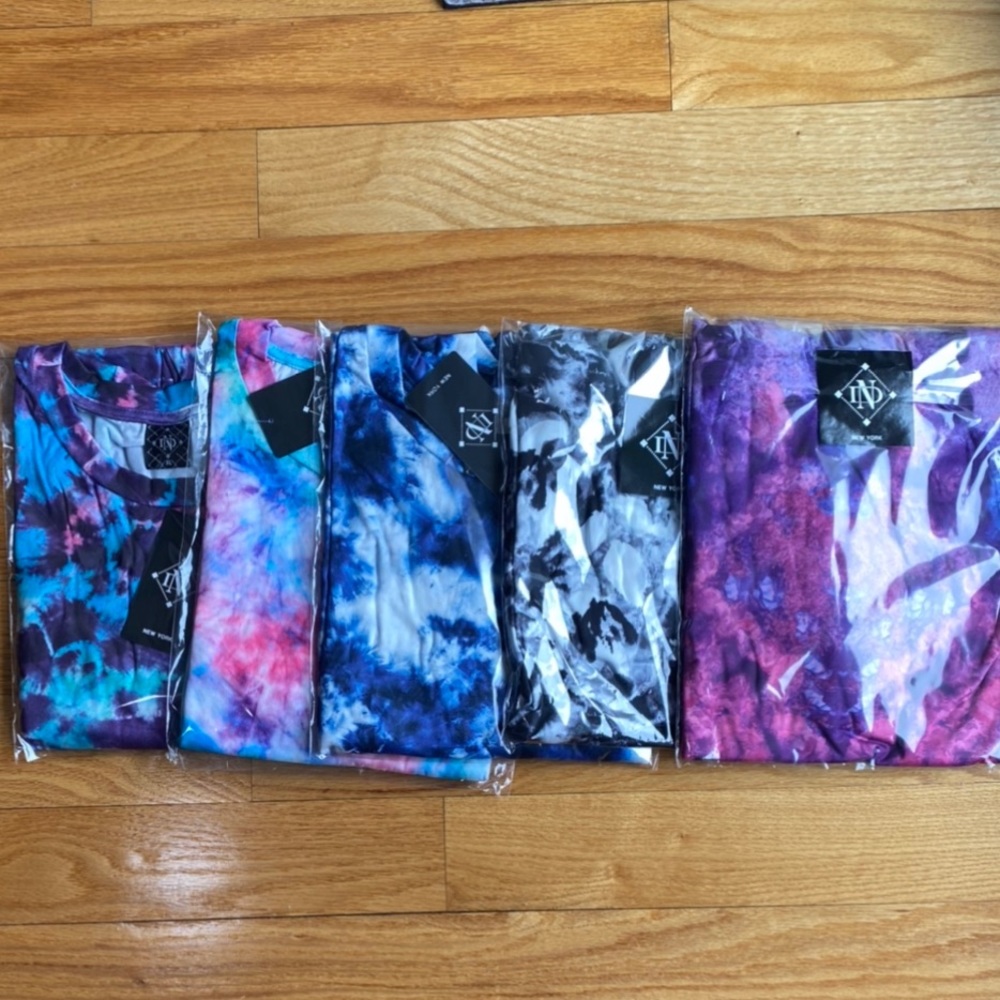 Huge sale 5 long sleeve tie dye dresses